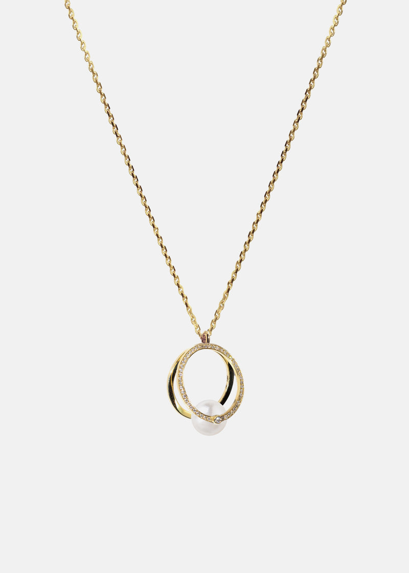 Grande Pearl Pavé Oasis Necklace
