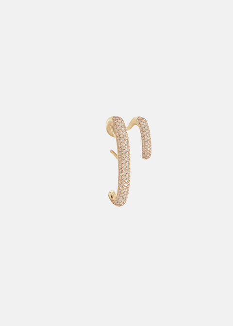 Mono Pavé Earring