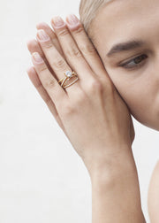 Diamond Sunset Pavé Ring
