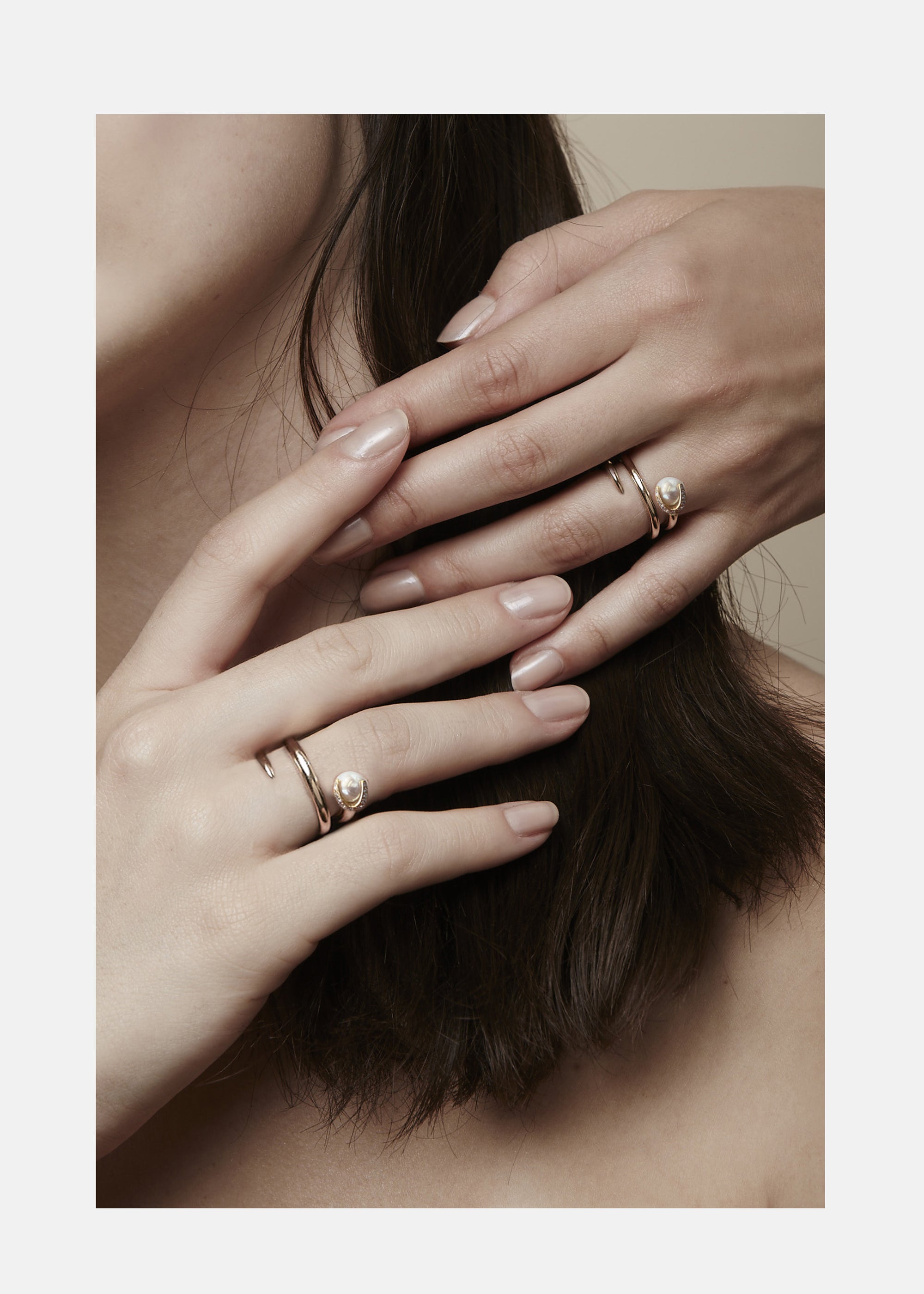 Pearl Crescendo Ring