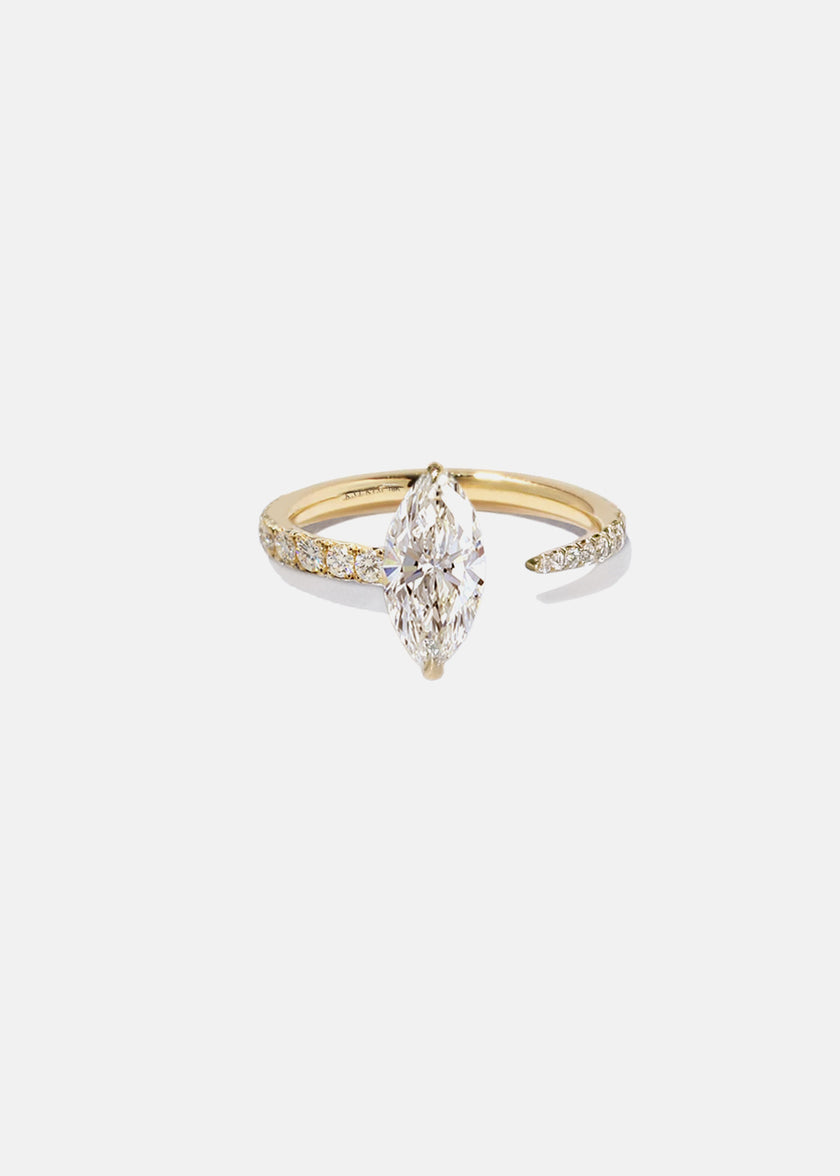 Marquise Crescendo Pavé Ring