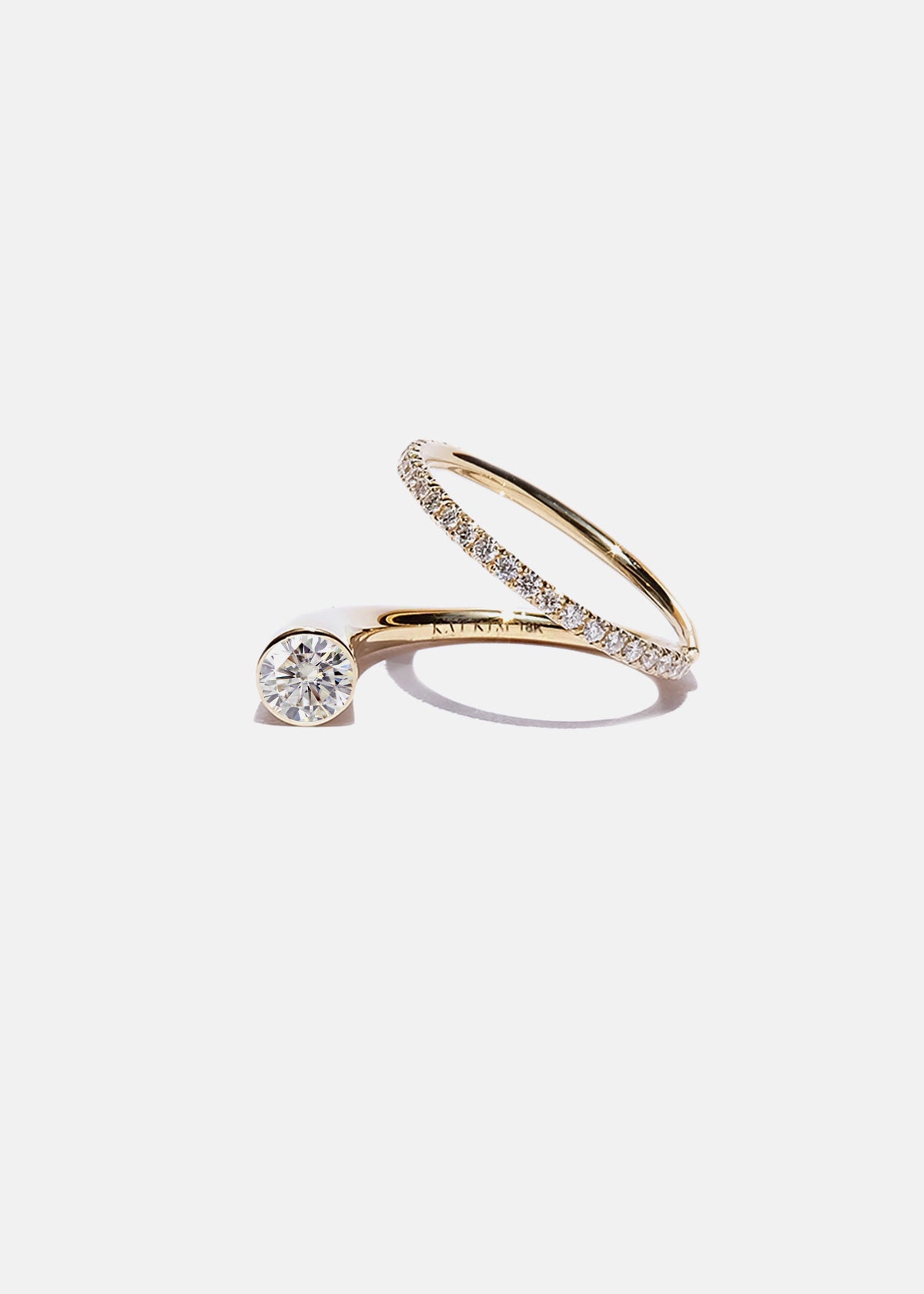 Grande Crescendo Flare Pavé Ring
