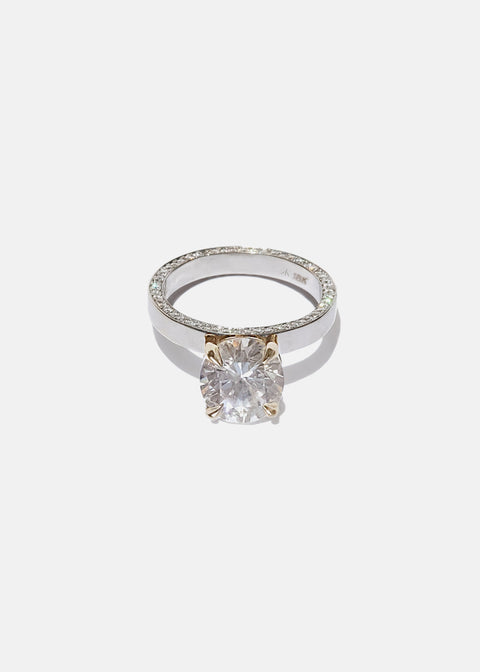 Floating Diamond Oasis Ring