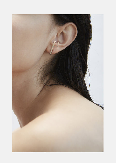 Mono Pavé Earring