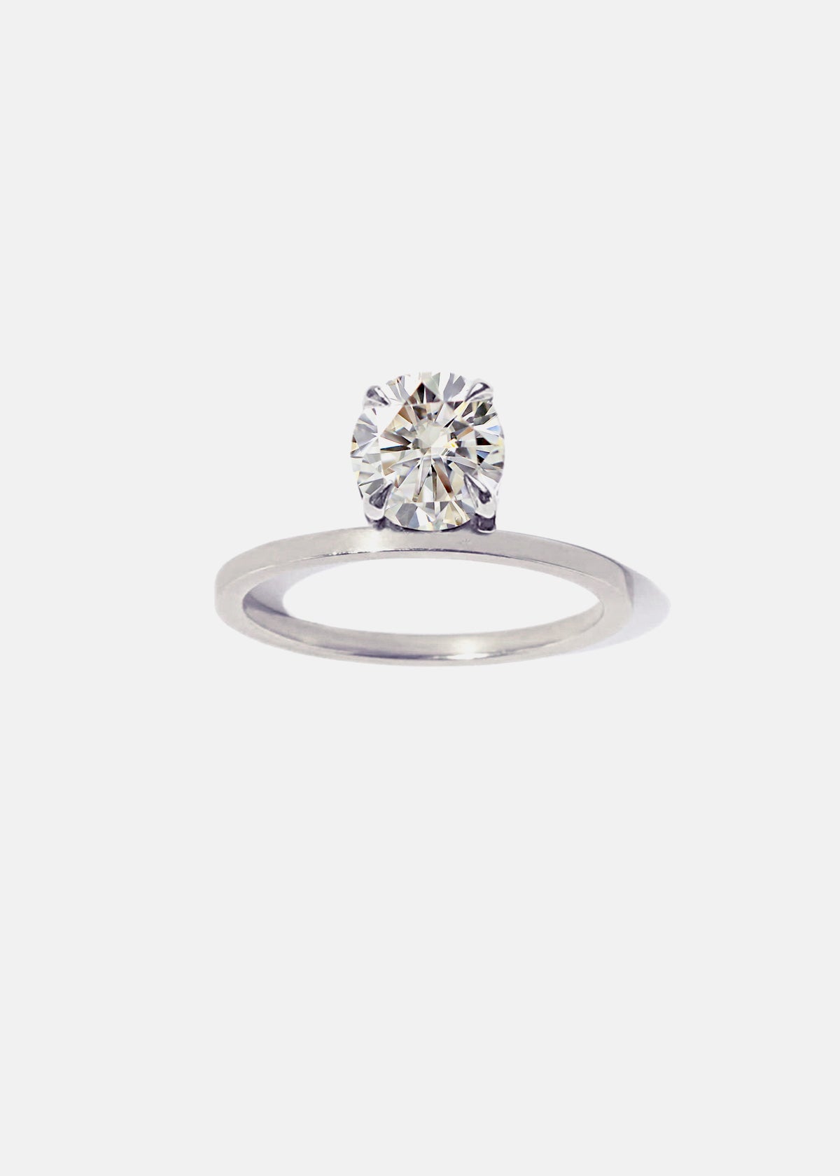 Floating hot sale diamond ring