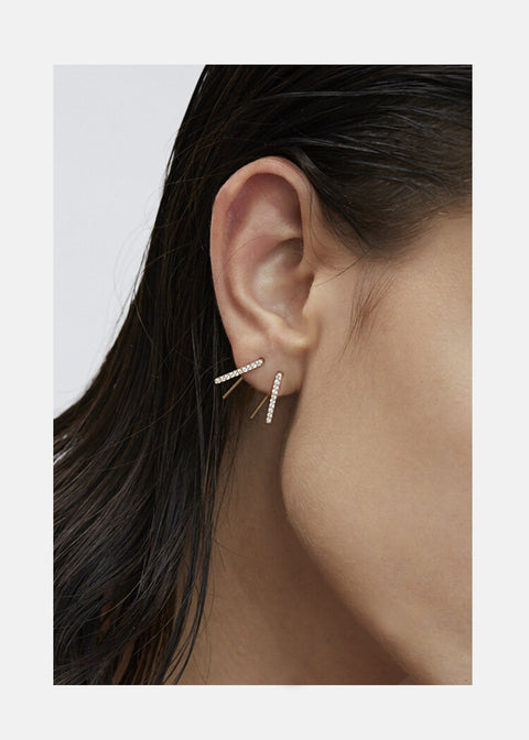 Diamond Thread Ear Hooks