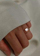 Emerald Sunset Ring
