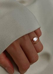 Emerald Sunset Ring