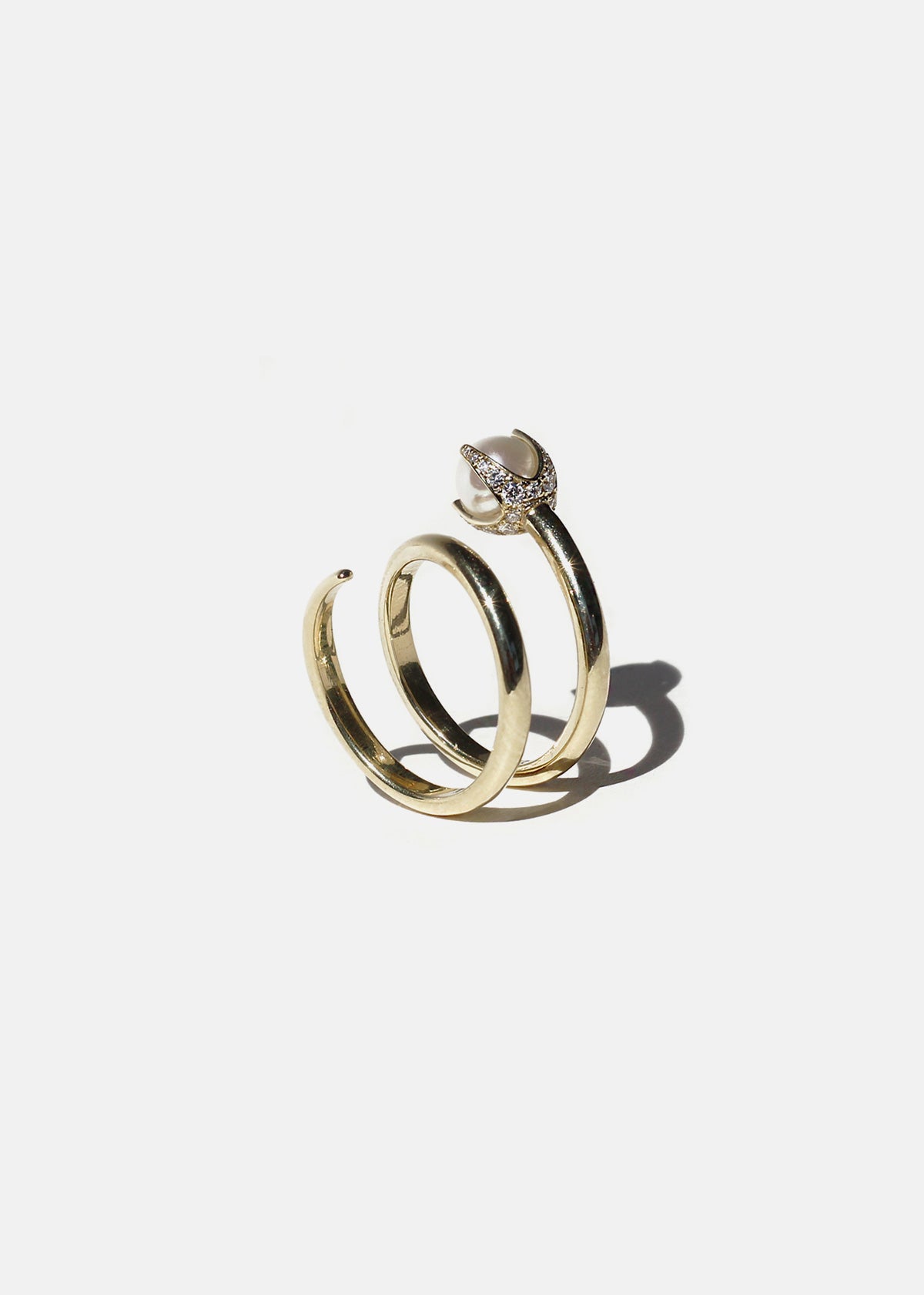 Pearl Crescendo Ring