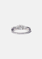 Marquise Sunset Pavé Ring