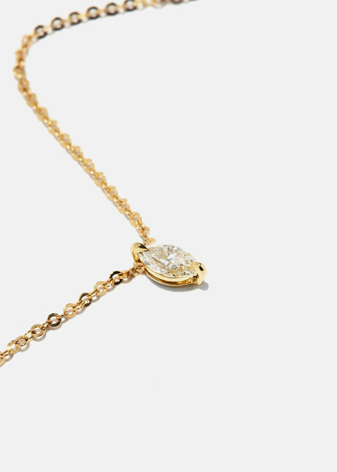 Mini Marquise Diamond Necklace
