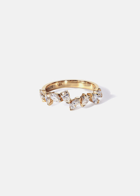 Pear & Marquise Cove Ring