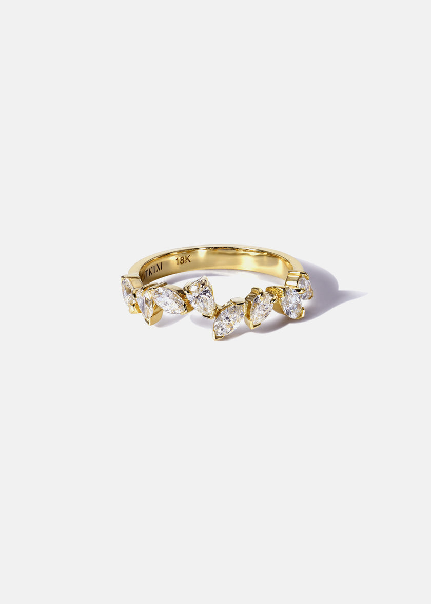 Pear & Marquise Cove Ring