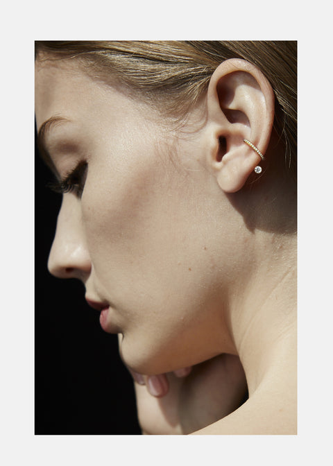 Crescendo Flare Pavé Ear Cuff