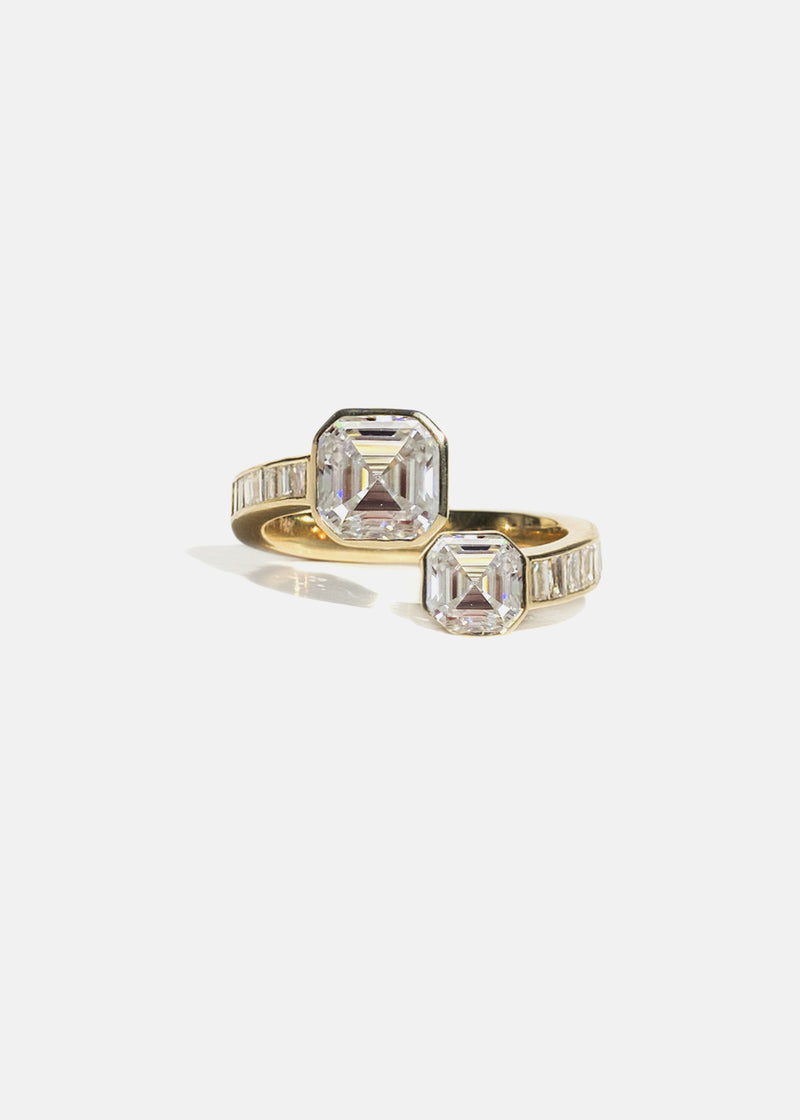 Duét Asscher Ring