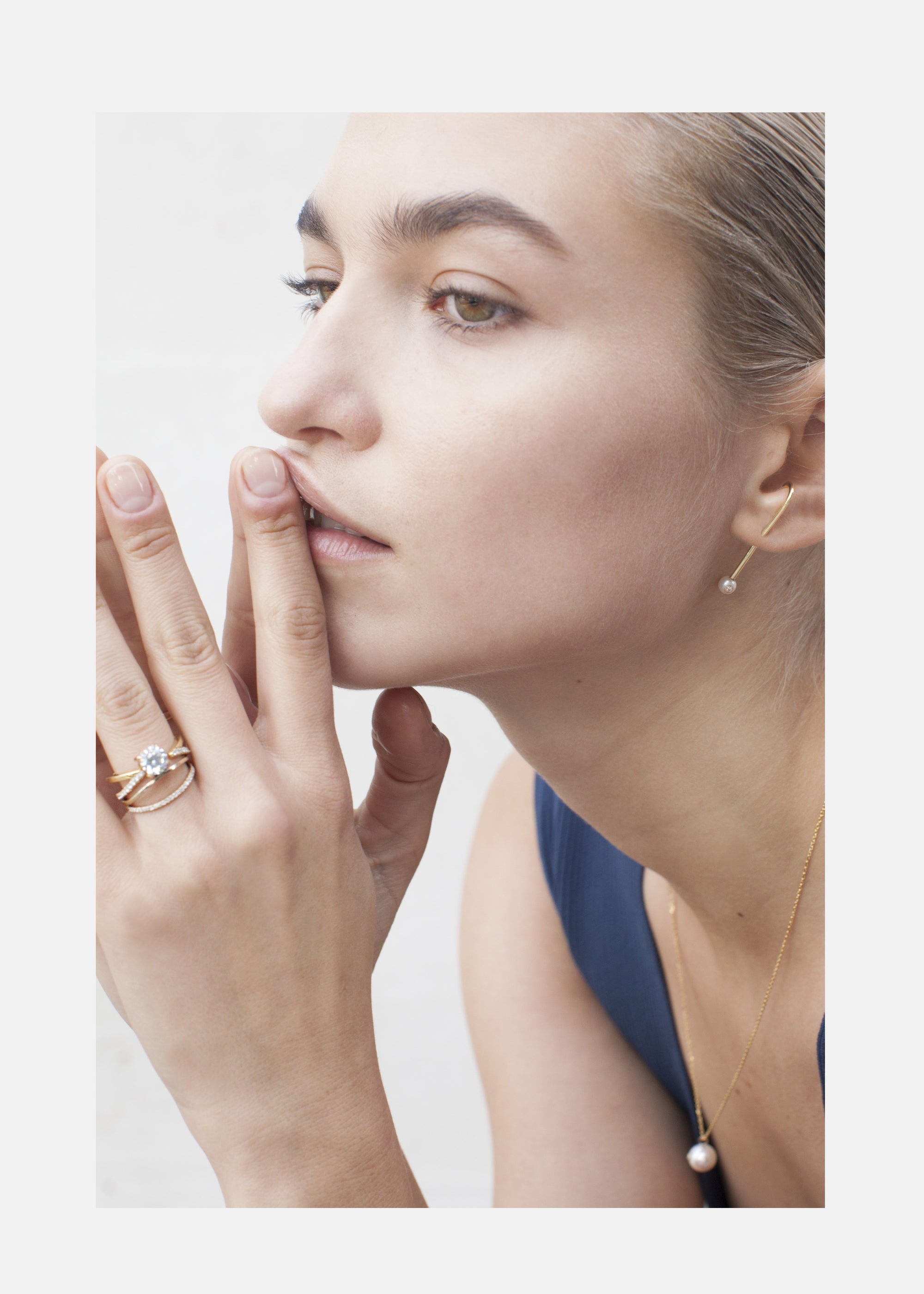 Diamond Sunset Pavé Ring