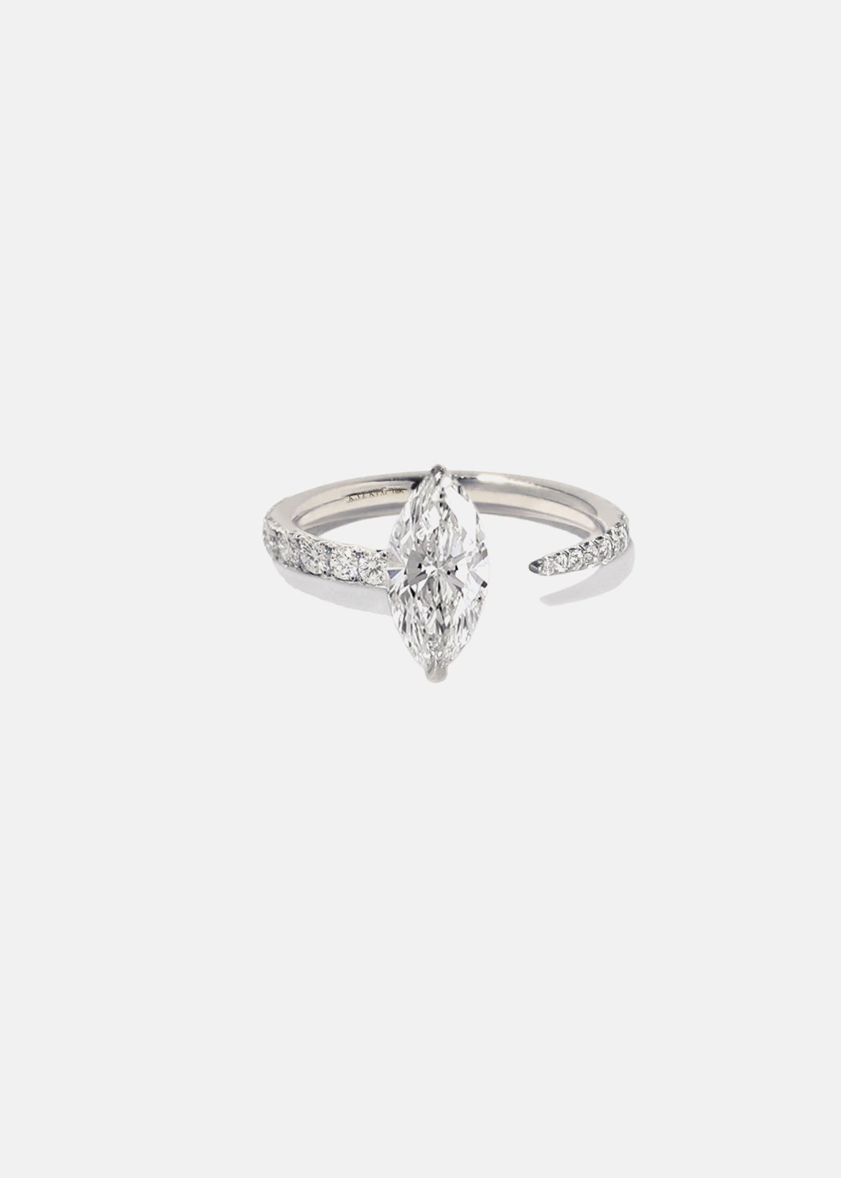 Marquise Crescendo Pavé Ring