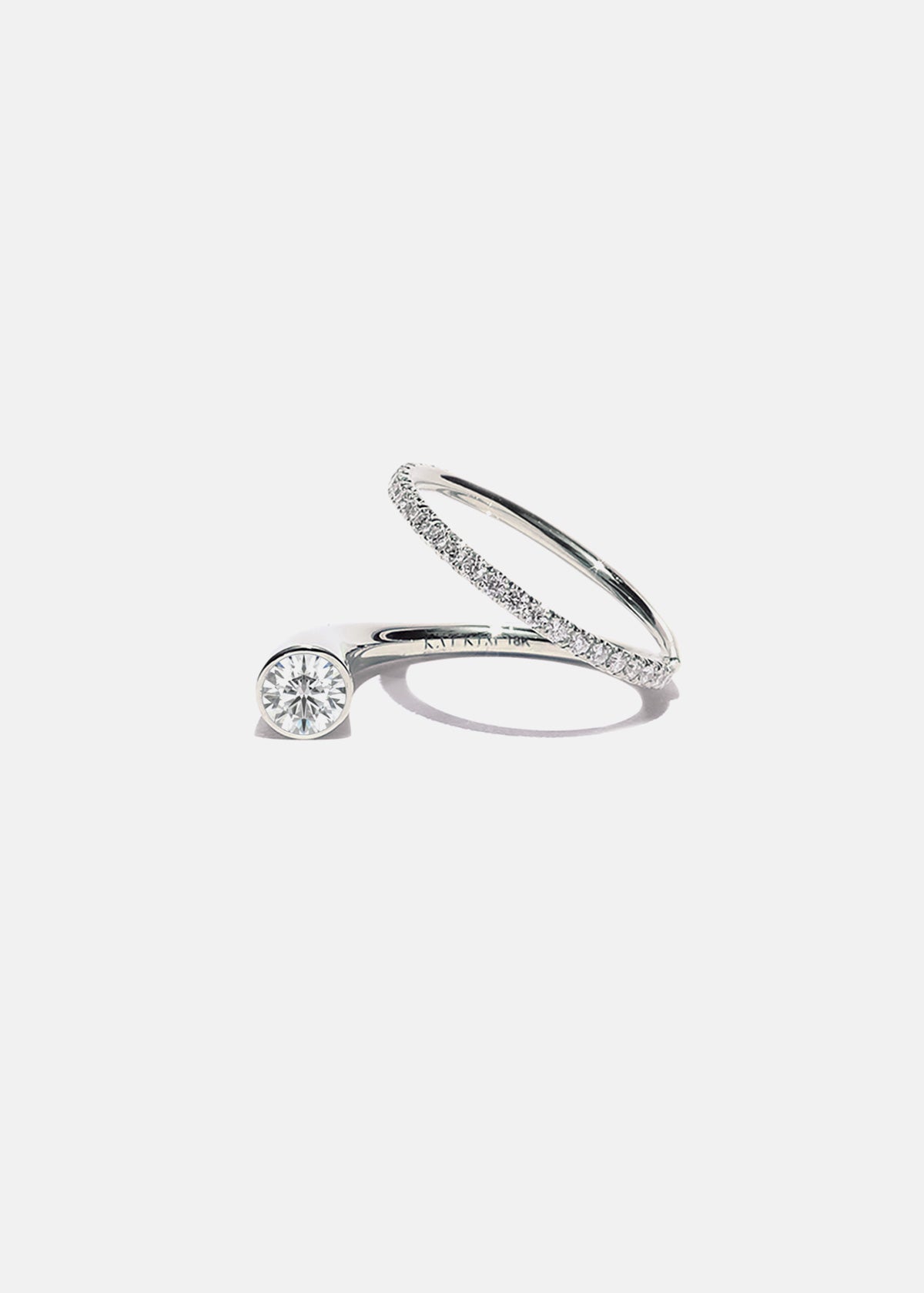 Grande Crescendo Flare Pavé Ring