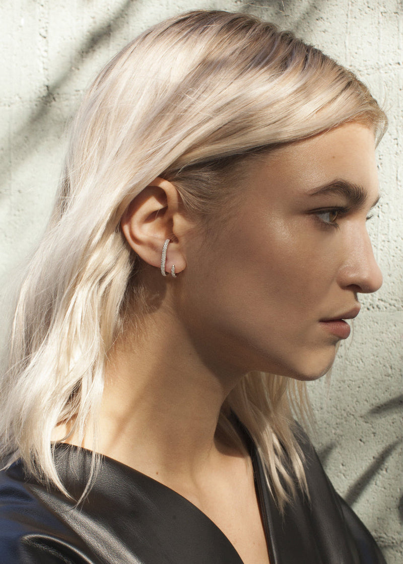 Mono Pavé Earring