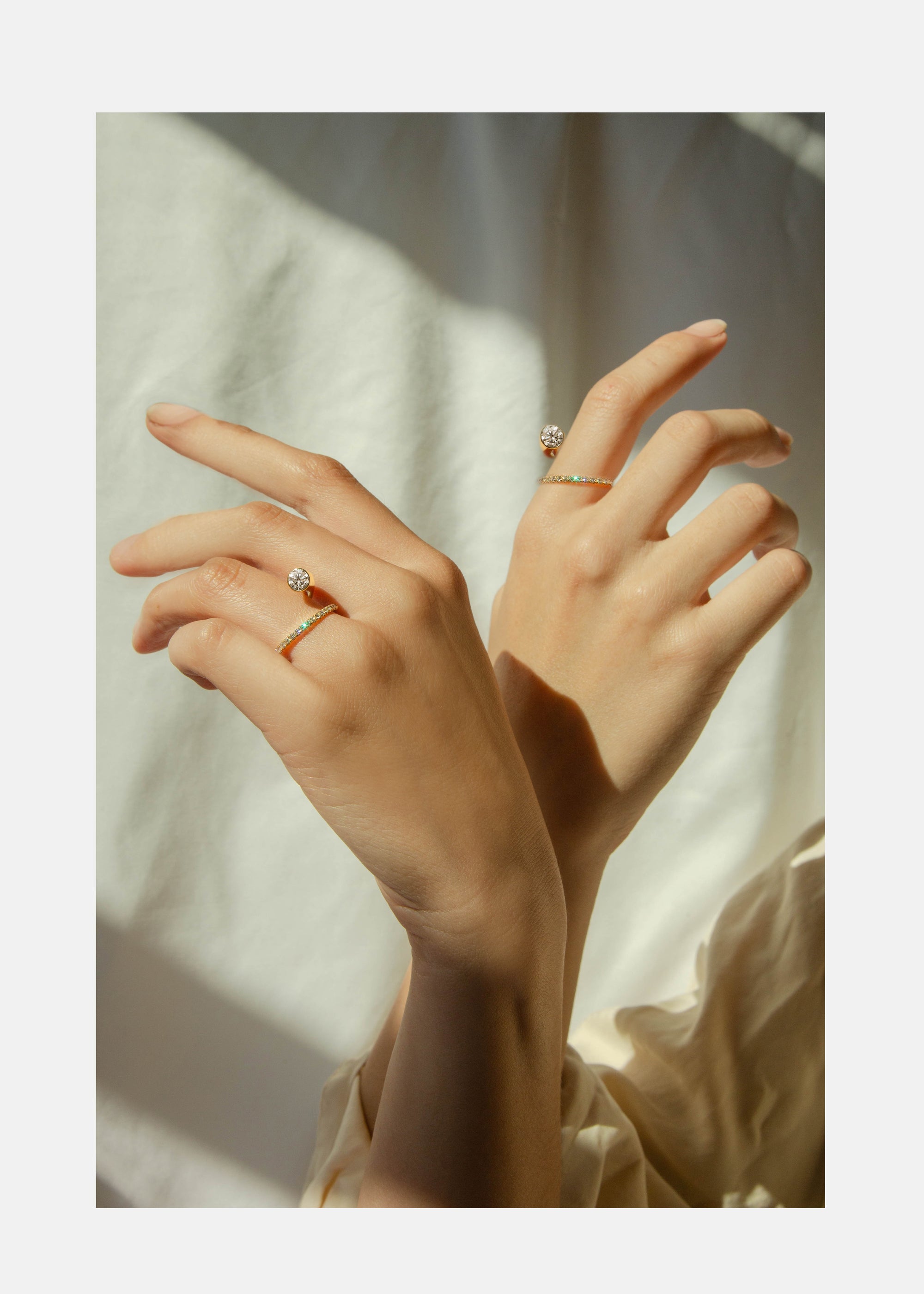 Grande Crescendo Flare Pavé Ring