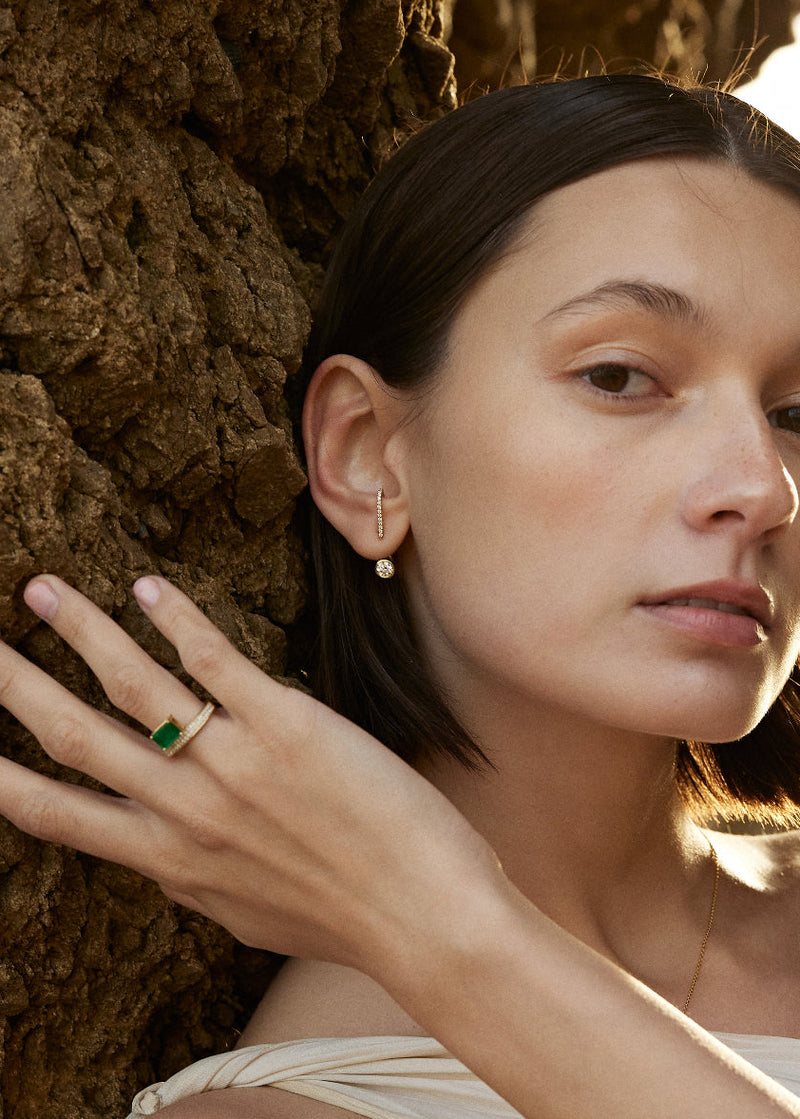 Muzo Emerald Peak Ring