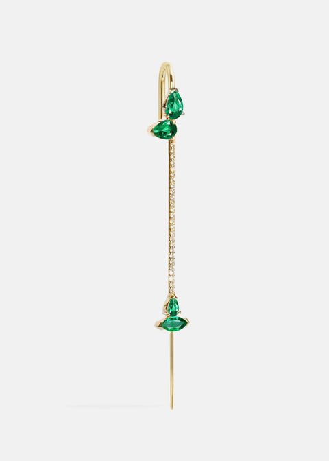 Emerald Allora Ear Pin