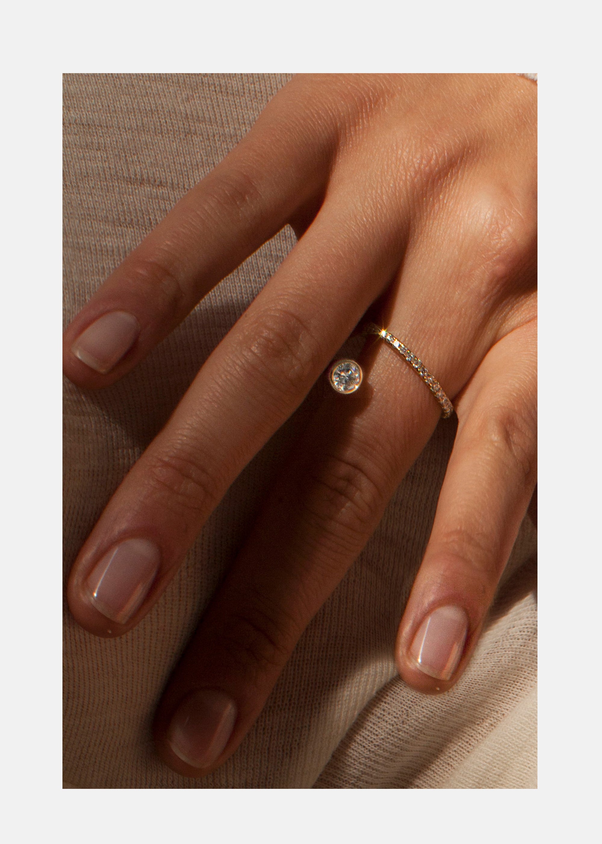 Grande Crescendo Flare Pavé Ring