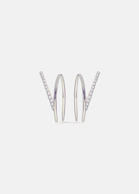 Diamond Wishbone Ear Hooks