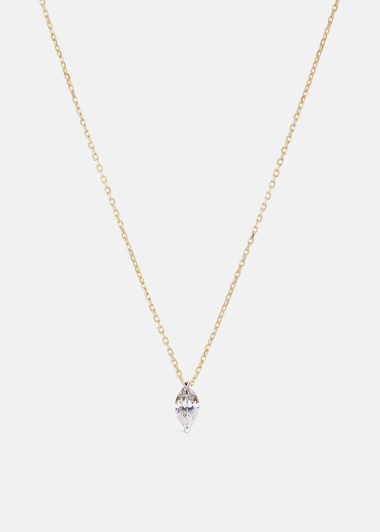 Mini Marquise Diamond Necklace