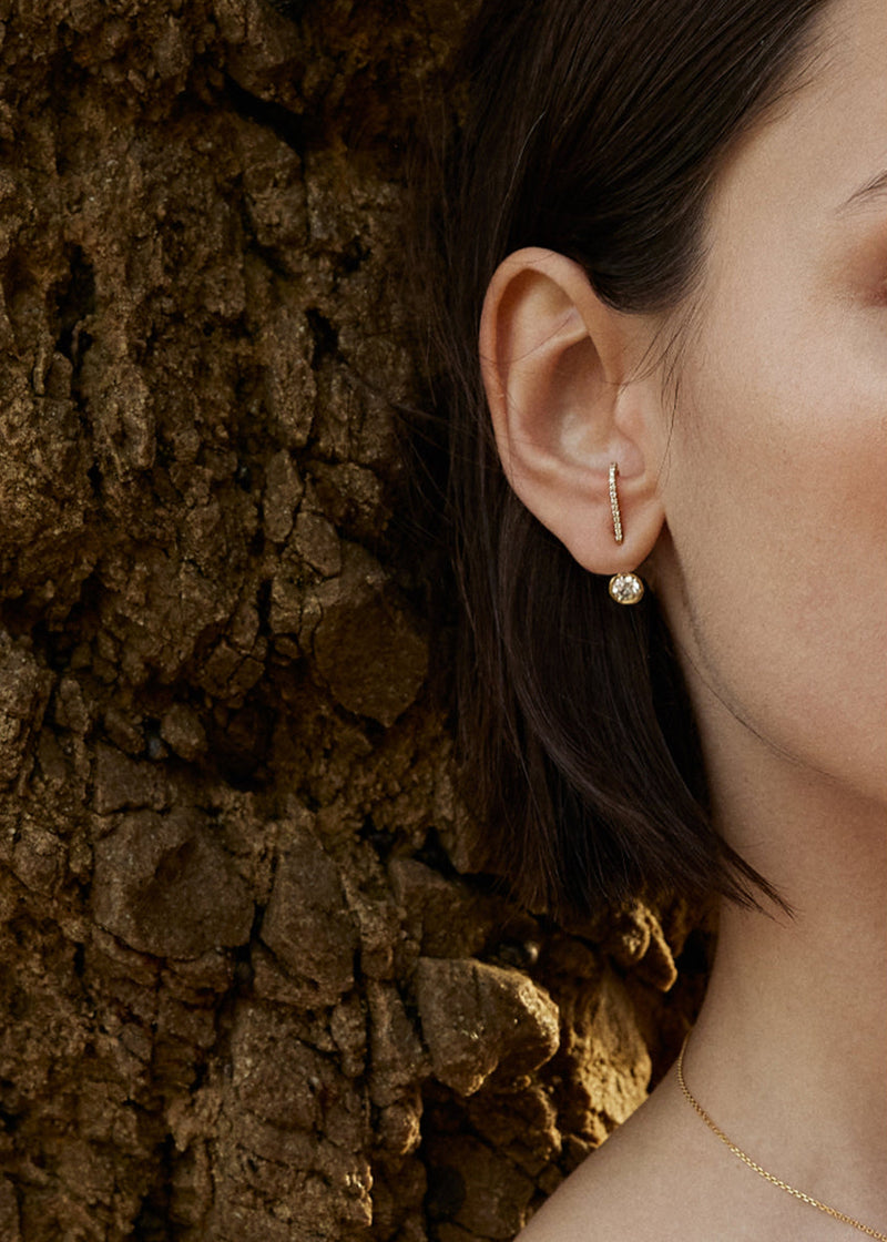 Diamond Oasis Petite Pavé Earring