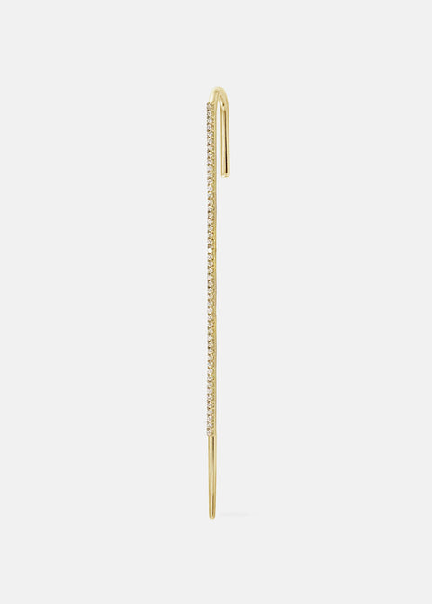 Diamond Thread Ear Pin