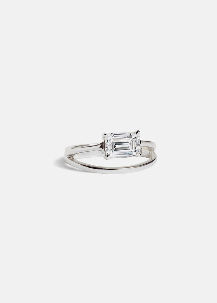 Emerald Sunset Ring
