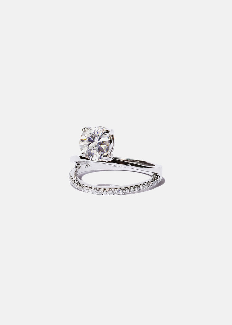 Diamond Sunset Pavé Ring