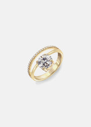 Diamond Sunset Pavé Ring