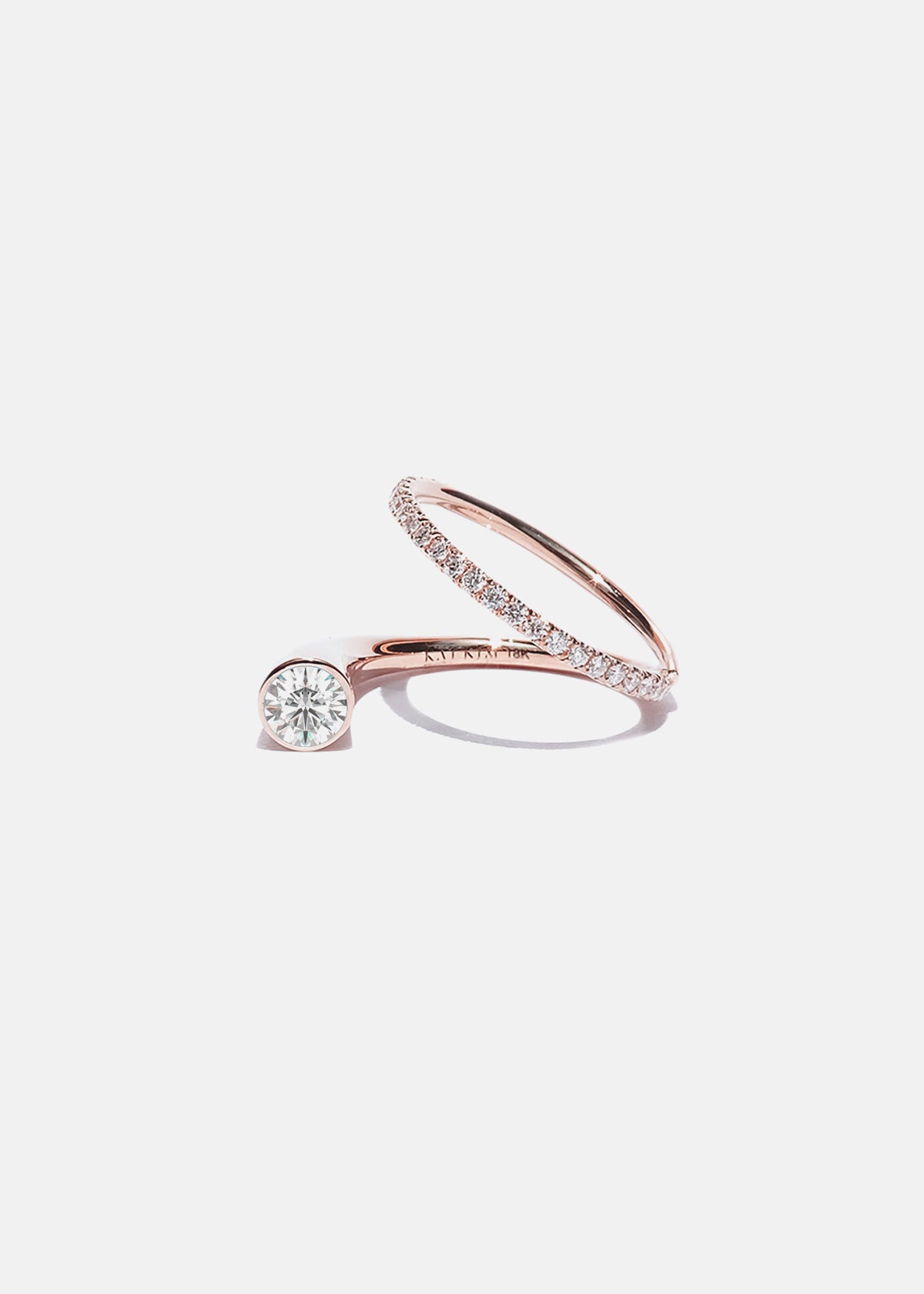 Grande Crescendo Flare Pavé Ring