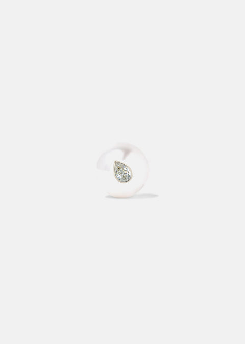 Grande Oasis Diamond  Pearl Earring