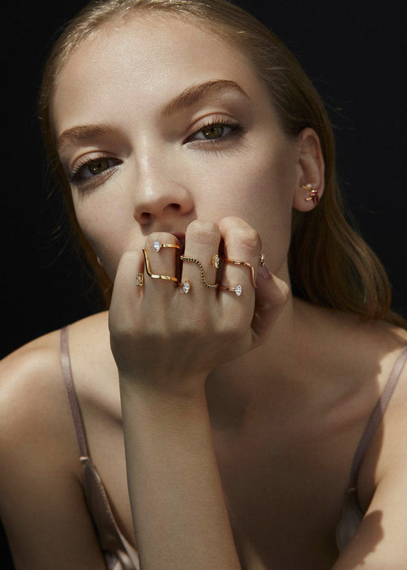 Marquise Farris Pavé Ring
