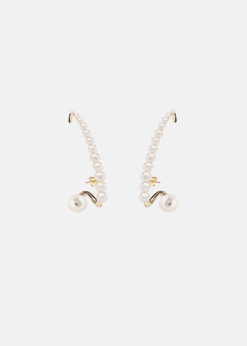Pearl Crescendo Earring